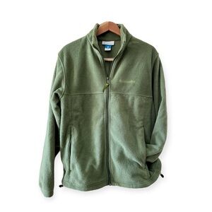 Columbia Steens Mountain Full Zip Fleece Jacket, Forest Green sz. Medium